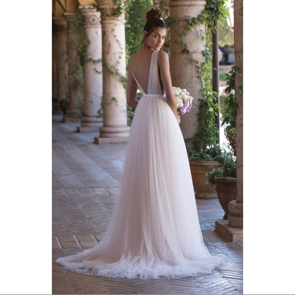 NWT Wedding Dress Blush - Picture 2 of 7